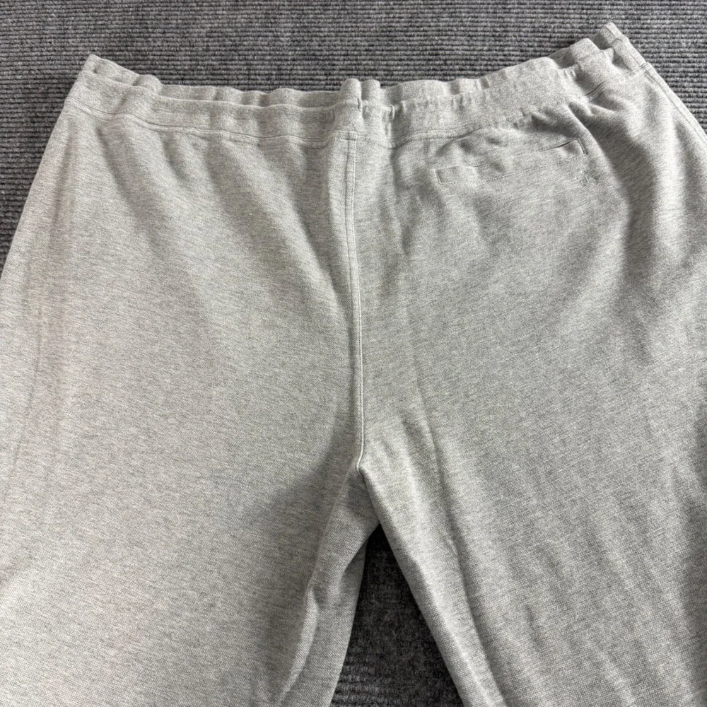 Brooks Brothers Mens 3XLT Gray Cotton Blend Jogger Sweatpants Drawstring Pockets